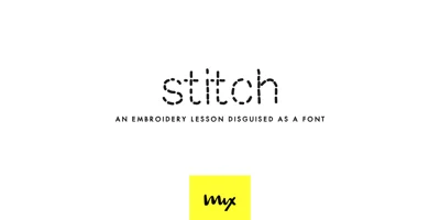Mix Stitch Font