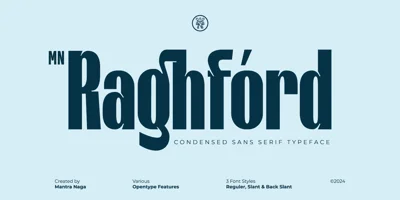 MN Raghford Font