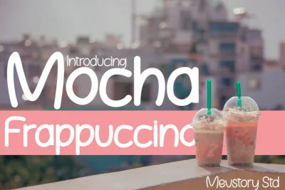 Mocha Frappuccino Font