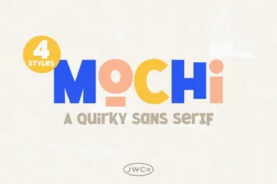 Mochi | A Quirky Sans (4 Styles) Free Download
