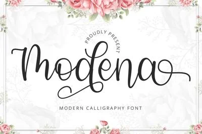 Modena - Modern Calligraphy Font