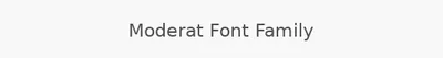 Moderat Font Family