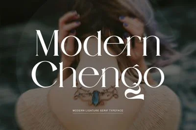 Modern Chengo Ligature Serif Typefac Font