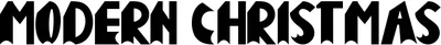 Modern Christmas Font