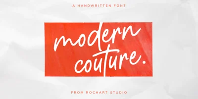 Modern Couture Font