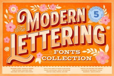 Modern Lettering Fonts Collection Free Download