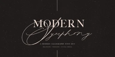 Modern Symphony Font
