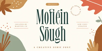Moftein Sough Font