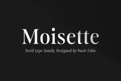 Moisette - 14 Fonts
