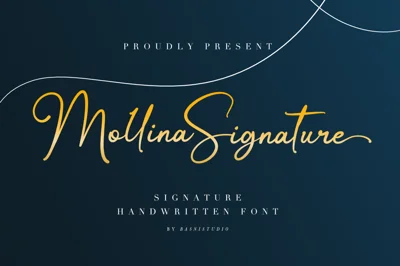 Mollina Signature | Handwritten Font