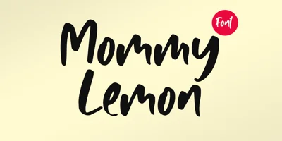 Mommy Lemon Font
