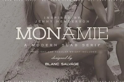 Mon Amie Modern Slab Serif Font
