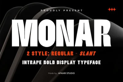 Monar – Intrape Bold Display Typeface
