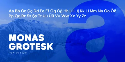 Monas Grotesk Font
