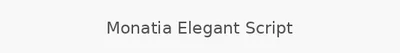 Monatia Elegant Script