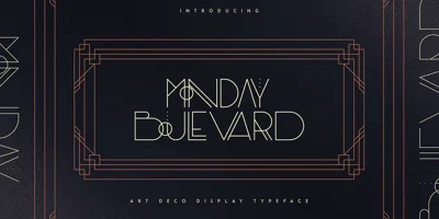 Monday Boulevard Font