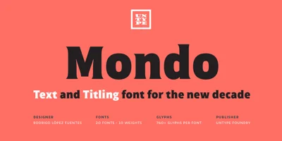 Mondo Font