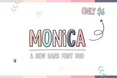 Monica Display Font Duo
