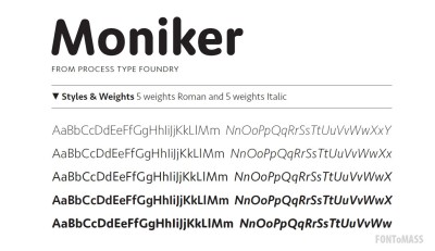 Moniker Font