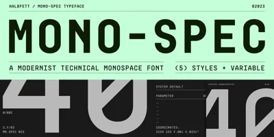 Mono Spec Font