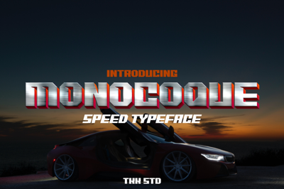 MONOCOQUE - Gaming Font Free Download