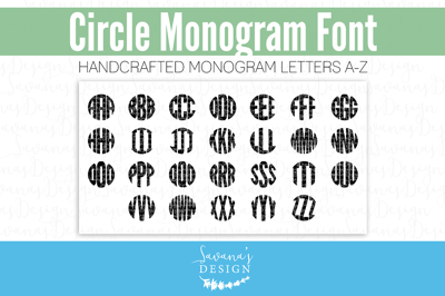 Monogram Font TTF OTF Circular Free Download