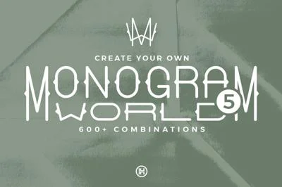 Monogram World Deco Font