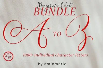 MONOGRAMS BUNDLE A to Z