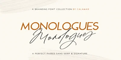 Monologues Font
