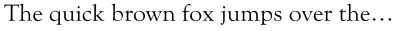 Monotype Goudy Font