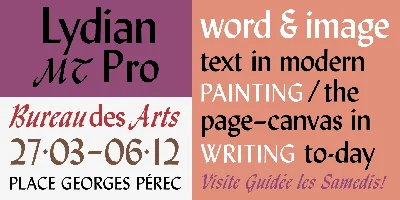 Monotype Lydian Font