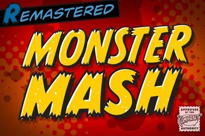 Monster Mash - a ragged comic font