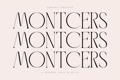 Montcers A Modern Serif Font