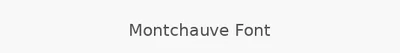 Montchauve Font