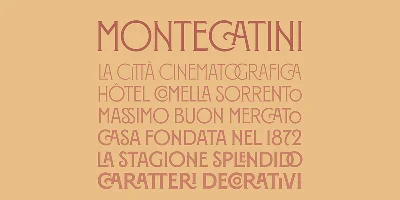 Montecatini Pro Font