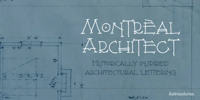 Montreal Architect Font