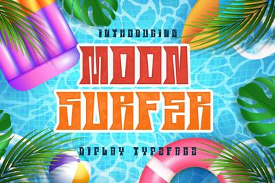 Moon Surfer Comic Display Font Free Download