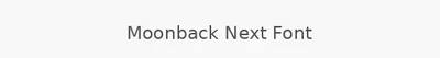 Moonback Next Font