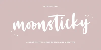 Moonsticky Font