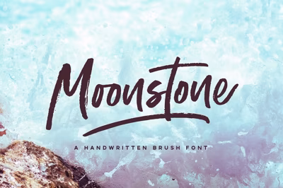 Moonstone Brush Font Free Download