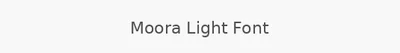 Moora Light Font
