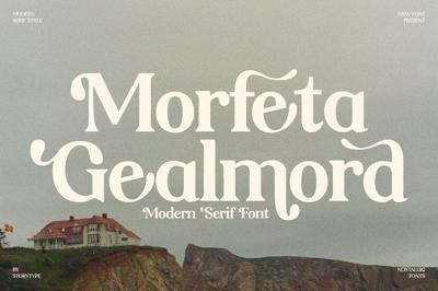 Morfeta Gealmord Modern Serif Font Free Download