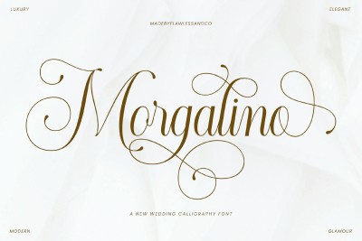 Morgalino - Wedding Calligraphy Font