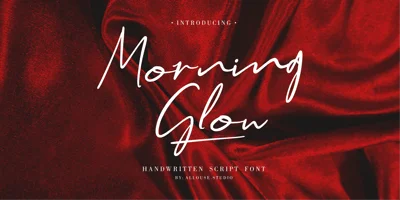 Morning Glow Font