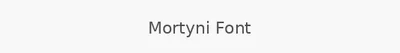 Mortyni Font