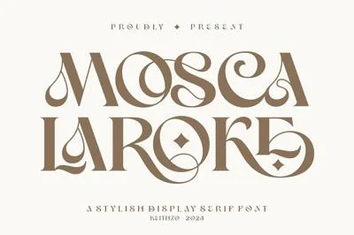Mosca Laroke - Stylish Serif Font