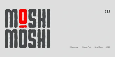 Moshi Moshi Font