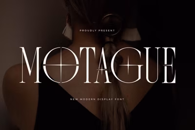 Motague New Modern Display Font Free Download