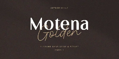 Motena Golden Font