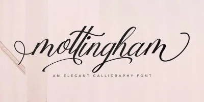 Mottingham Elegant Calligraphy Font
